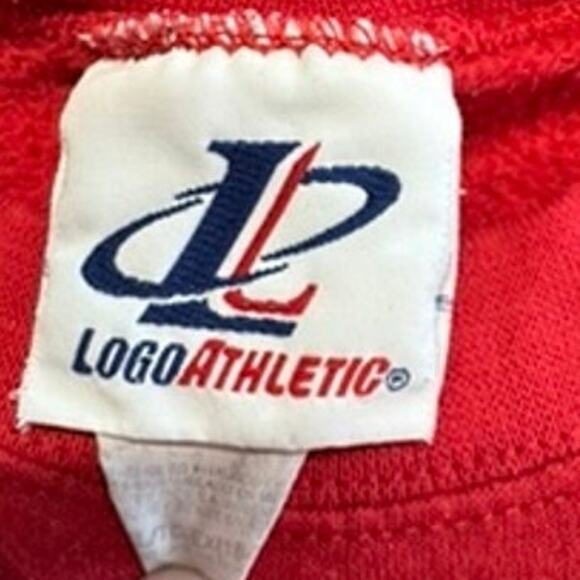 "LOGO ATHLETIC" VTG Detroit Red Wings Sweatshirt  SZ XL 90's Y2K Hockey NHL - Picture 3 of 10